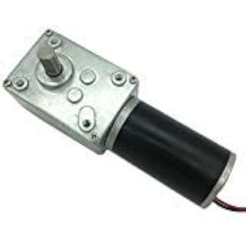 BRINGSMART 12V 16rpm DC Worm Gear Motor Self-Locking Mini Engine Turbine - size: 12V 16rpm