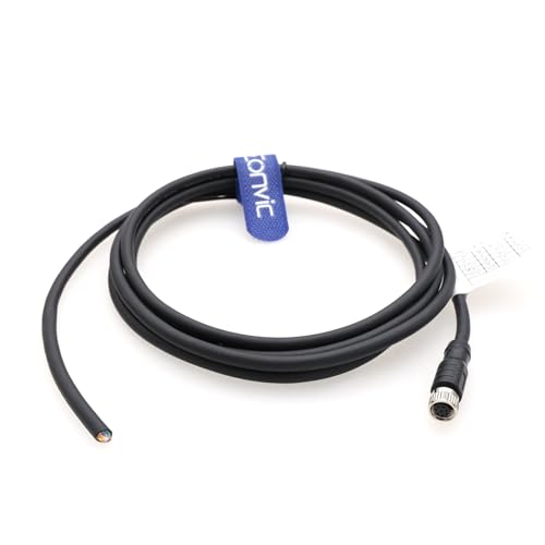 M8 Cable 8 Pin A Code Female to Open Aviation Sensor Cable Waterproof Shielded Electrical Cable for Industrial Automation Control Fieldbus Module Device Network 2m - color: 8pin Female to Open, size: 2m