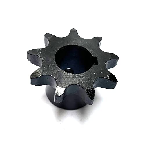 #40 Roller Chain Sprocket B Type 5/8" Bore Rust Prevention Hardened 9 Tooth - size: 5/8" Bore 9 Tooth, style: Apply #40 Roller Chain