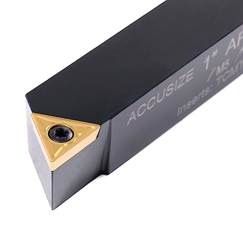 Accusize Industrial Tools 1'' 5 Pc Indexable Turning Tool Set, 2380-5643 - size: 1 in