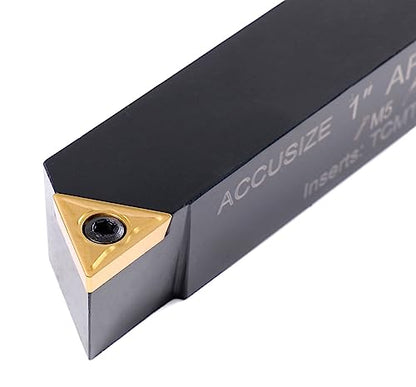Accusize Industrial Tools 1'' 5 Pc Indexable Turning Tool Set, 2380-5643 - size: 1 in