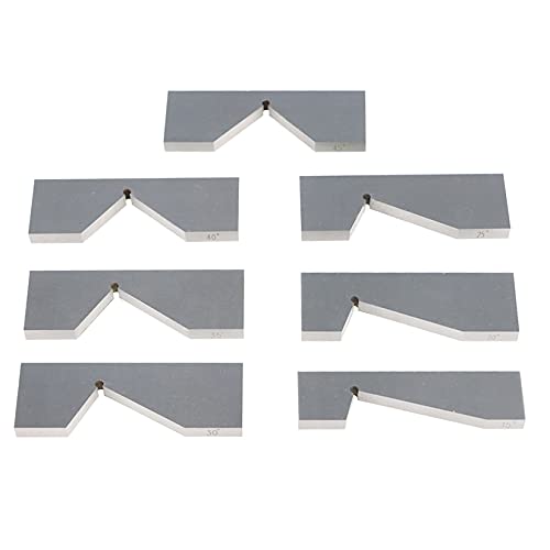17Pcs 3" x 1/4" Accuracy Ground Angle Block 0 to 45 Degree Set Machinist Toolmaker .0003
