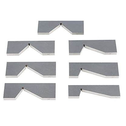 17Pcs 3" x 1/4" Accuracy Ground Angle Block 0 to 45 Degree Set Machinist Toolmaker .0003