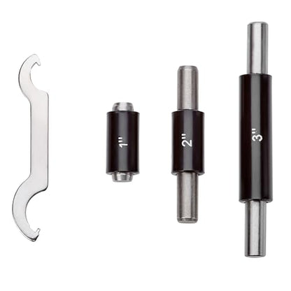 Premium Outside Micrometer Set 0-4" / 0.0001", Blue - color: Blue