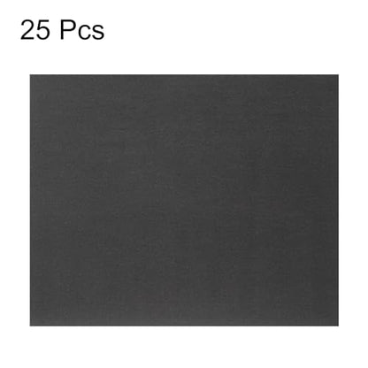 HARFINGTON 25pcs Sandpaper 500 Grit 9 x 11 Inch C-Weight Backing Silicon Carbide Abrasive Wet Dry Sanding Sheets for Wood Finishing, Metal Sanding, Automotive Polishing - size: 500 Grits
