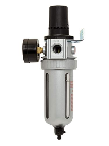 Rockwood 3/8 in. Npt Air Filter Regulators Pressure Regulator With Condensate Discharge Filter And Pressure Gauge Connections