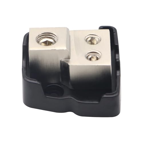 2Way Power Distribution Block 4AWG / 8AWG in 8 AWG Out Car Amplifier Audio Amp Splitter 2PCS - style: 4/8 IN 8GA OUT 2PCS