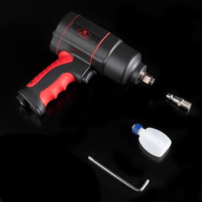 AEROPRO TOOLS 1/2-Inch Air Impact Wrench, Twin Hammer Pneumatic Impact Gun