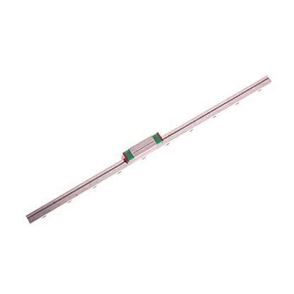 MGN9H 400mm Linear Rail Guide Mini Linear Sliding Guideway with Linear Bearing Sliding Block for for DIY CNC Routers Lathes Mills Automated Machines - size: 400mm, style: MGN9H