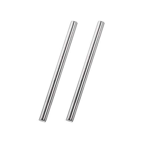 uxcell 8mm x 150mm 304 Stainless Steel Solid Round Rod for DIY Craft - 2pcs - size: 8 mm x 150 mm