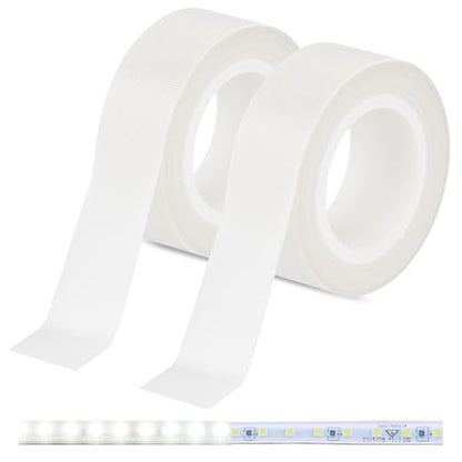 Light Soften Tape 2 PCS 0.78inx32.8ft LED Light Strip Masking Tape - color: White