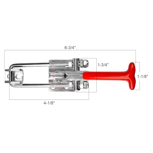 2 Pack Toggle Latch Clamp,304 Stainless Steel,Max Load 440 Lbs