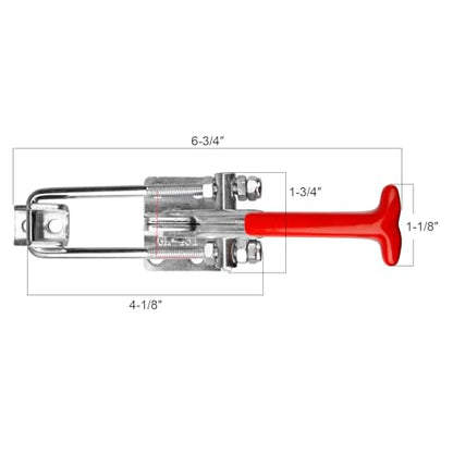 2 Pack Toggle Latch Clamp,304 Stainless Steel,Max Load 440 Lbs