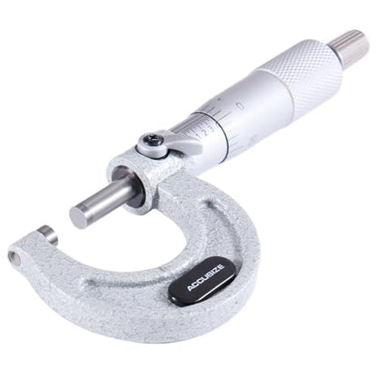 Accusize Industrial Tools 0-1'' by 0.0001'' Ultra-Precision Outside Micrometer, Eg00-0001 - size: 0-1"
