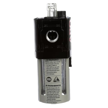 ARO Ingersoll Rand ARO L36231-100-VS Air Line Lubricator, 3/8" NPT - 150 psi Max Inlet, Black/Gray - size: 3/8" NPT