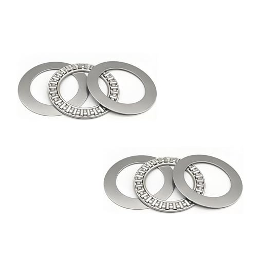 2PCS AXK0414 Thrust Needle Roller Bearings with Washers - size: 0414(4*14)