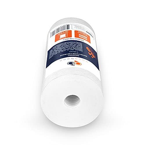 Aquaboon 5 Micron 10 x 4.5 Sediment Water Filter Replacement - 4 Pack