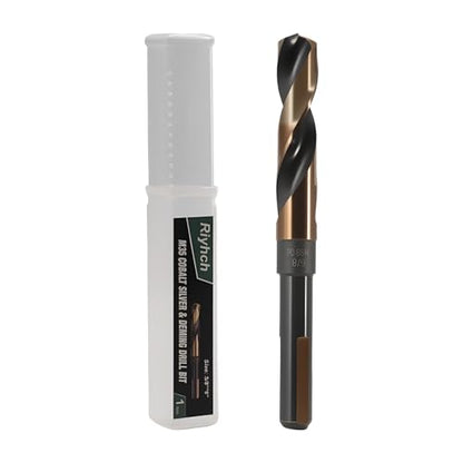 5/8 Inch Cobalt Drill Bits HSSCO M35 High Speed Steel（1Pcs, for Cast Iron