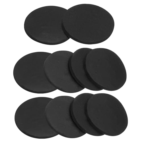 PATIKIL Rubber Solid Discs Washers 12mm OD x 1mm Thick 10 PCS - size: 12mm x 1mm