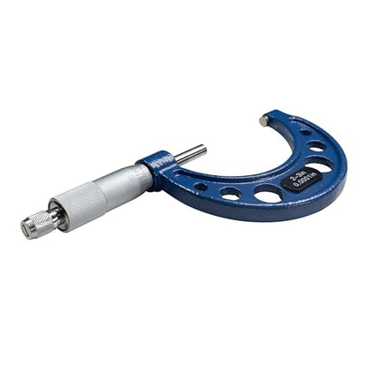 HFS(R) 2-3" Outside Micrometer with 0.0001" Accuracy, Carbide Anvil and Laser-Etched Scale - size: 2-3"x0.0001", style: Classic Ratchet