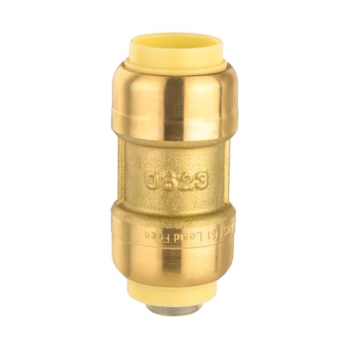 50Pcs EFIELD 1/2 Inch Straight Coupling Push-Fit Fitting(PF003-50) - size: 1/2 Inch(P50), style: Straight Coupling