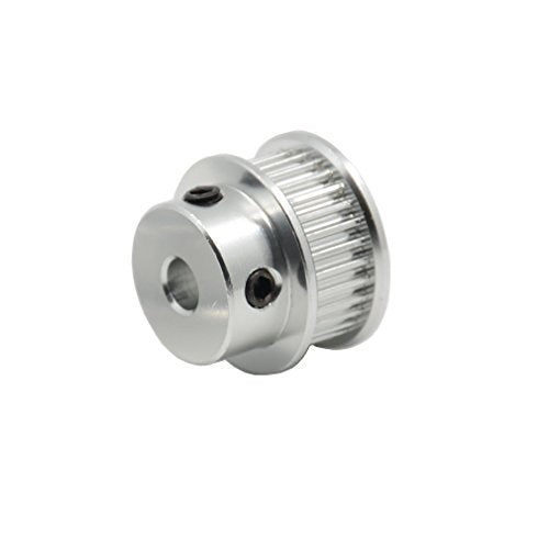 2PCs Aluminum 2GT Timing Pulley 30 Teeth Bore 8mm for 3D Printer 6mm Width 2GT Timing Belt - size: 30 teeth, style: 8mm bore, for 6mm belt