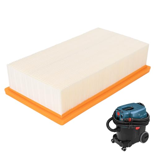 VF130H Flat Pleated HEPA Filter for Bosch VAC090 VAC140 Dust Extractors