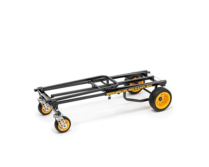 Rock-N-Roller R6G (Mini Ground Glider) 8-in-1 Folding Multi-Cart/Hand Truck/Dolly/Platform Cart/28" to 42.5" Telescoping Frame/500 lbs. Load Capacity, Black - style: R6G