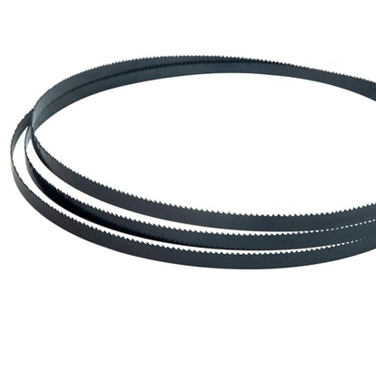 62 Inch x 1/4 Inch x 14 TPI Bandsaw Blades High Carbon Steel Band Saw Blades for Woodworking for Wen,Craftsman,Ryobi,Skil 9" bandsaw -0.014 Inch Thick 2 Pack Black - size: 62 Inch x 1/4 Inch x0. 014” 14 TPI