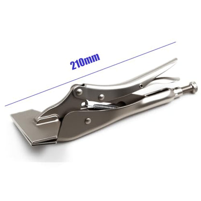 Locking Sheet Metal Clamp,Locking Pliers,Heavy Duty Vise Grip Duckbill Pliers for Welding, Bending and Metal Fabrication(8 inch) - color: 8 Inch