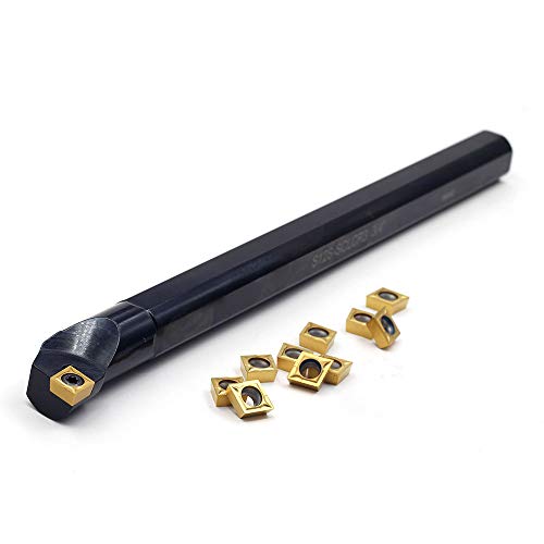 OSCARBIDE 3/4" x 10" Indexable Boring Bar with 10 pcs Insert,Right-Hand