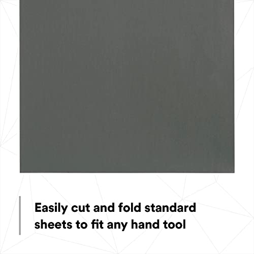 3M Wetordry Abrasive Sheet, 02020, 2000+ Grade, 9 in x 11 in - size: 9 in x 11 in