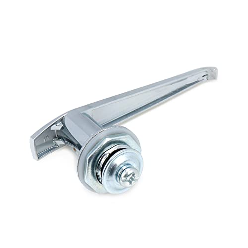 2Pcs Mailbox Cabinet Metal Keyed Security Handle Latch Silver
