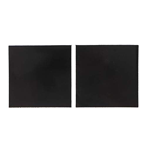 Sorbothane Vibration Isolation Square Pad, 4"x4", 2 Pack (30 Duro, 0.188" Thick) - size: 0.188" Thick