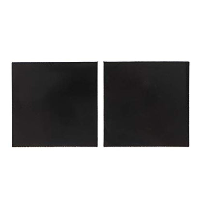 Sorbothane Vibration Isolation Square Pad, 4"x4", 2 Pack (30 Duro, 0.188" Thick) - size: 0.188" Thick