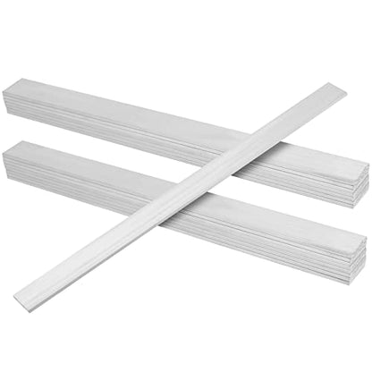 KEILEOHO 16 PCS 6061-T6511 Aluminum Flat Bar, 12 x 1 x 1/8 Inch Square Solid Bar Stock for Crafting, Metalworking and Industrial Projects - size: 16 PCS 12 x 1 x 1/8 In