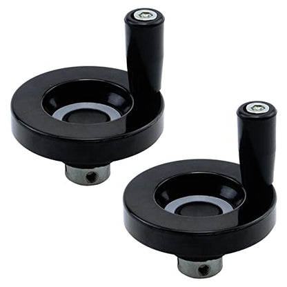 2pcs 63mm Revolving Handle, Hand Wheel, 8mm Hole Diameter