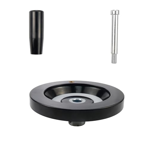 4.92"/ 125mm Black Back Corrugated Hand Wheel for Milling Machine