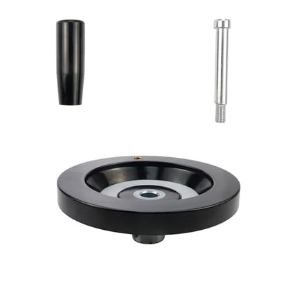 4.92"/ 125mm Black Back Corrugated Hand Wheel for Milling Machine