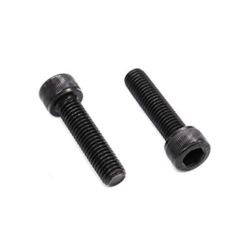 10pcs M10 x 40mm Black Socket Cap Bolts Screws 12.9 Grade Alloy Steel - size: 10pcs M10 x 40mm