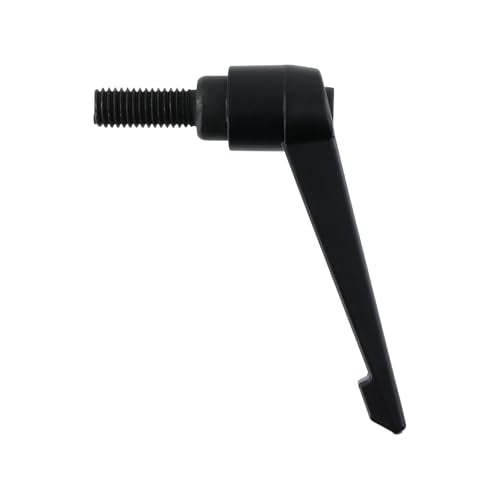 Clamping Lever Handles M10 x 25mm Push Button Ratchet Lever Male Threaded Stud Adjustable Handles Hand Knobs Rotating Screw Handles Bolts with Locking Lever -2pcs - size: M10 x 25mm