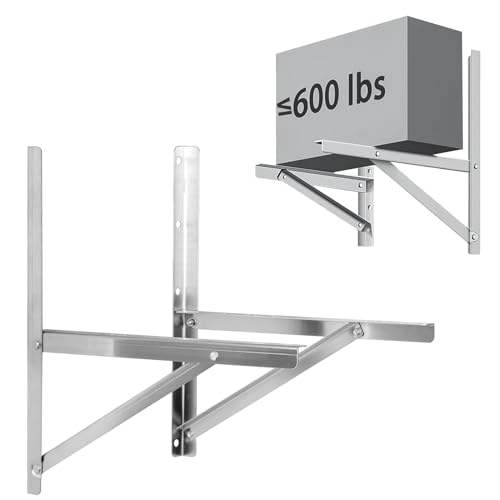 lukar Outdoor Mini Split Wall Mounting Bracket for 9000-36000 BTU Condenser
