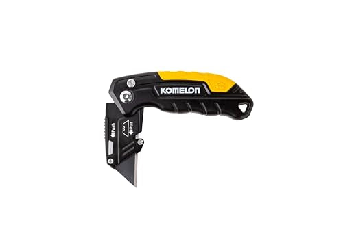 Komelon Folding Utility Knife, Includes 4 Blades
