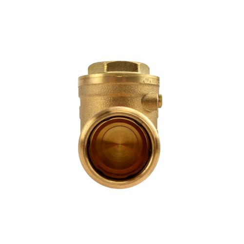 LF Brass Swing Check Valve, Brass Construction, Press Connect, Plumbing Control (1-Inch) - size: 1 Inch
