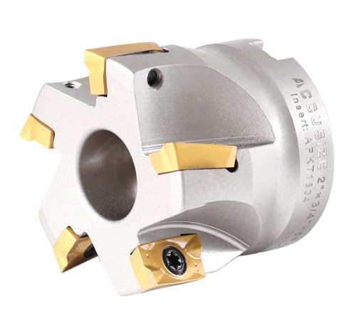 Accusize 2 in Indexable Face Mill 3/4 in Arbor, Carbide APKT1604 Inserts - size: 2 in, style: no holder