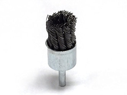 Benchmark Abrasives 1" Knot Wire Brush for Drill & Die Grinder, 1/4" Shank