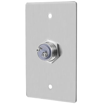 Push to Exit Button for Door Access Control Big Press Button Waterproof Stainless Steel Shell NO/COM Output - color: 4.5''x2.8''