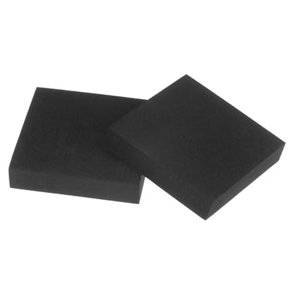uxcell 8pcs Rubber Padding Sheets 3/4 Inch Thick x 4 Inch Long Square Neoprene Foam Sheet Non-Slip Anti Vibration Pads, Anti-Skid Noise - size: 3/4" Thick, 4" Length