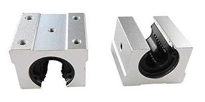 TEN-HIGH SBR20 250mm Linear Guide Rail Linear Motion Slide Rails, for CNC Machine and 3D Printer, 1pcs Rail + 2pcs SBR20UU Blocks Bearing - size: 250, style: SBR20