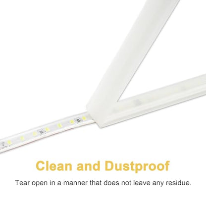 Light Soften Tape 2 PCS 0.78inx32.8ft LED Light Strip Masking Tape - color: White